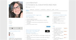 Desktop Screenshot of laurablanchard.fr